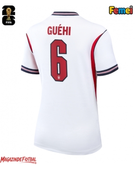 Anglia Marc Guehi #6 Echipament de Fotbal Replică Mondial 2026 Femei Acasa Anglia Marc Guehi #6 Echipament de Fotbal Replică Mondial 2026 Femei Acasa